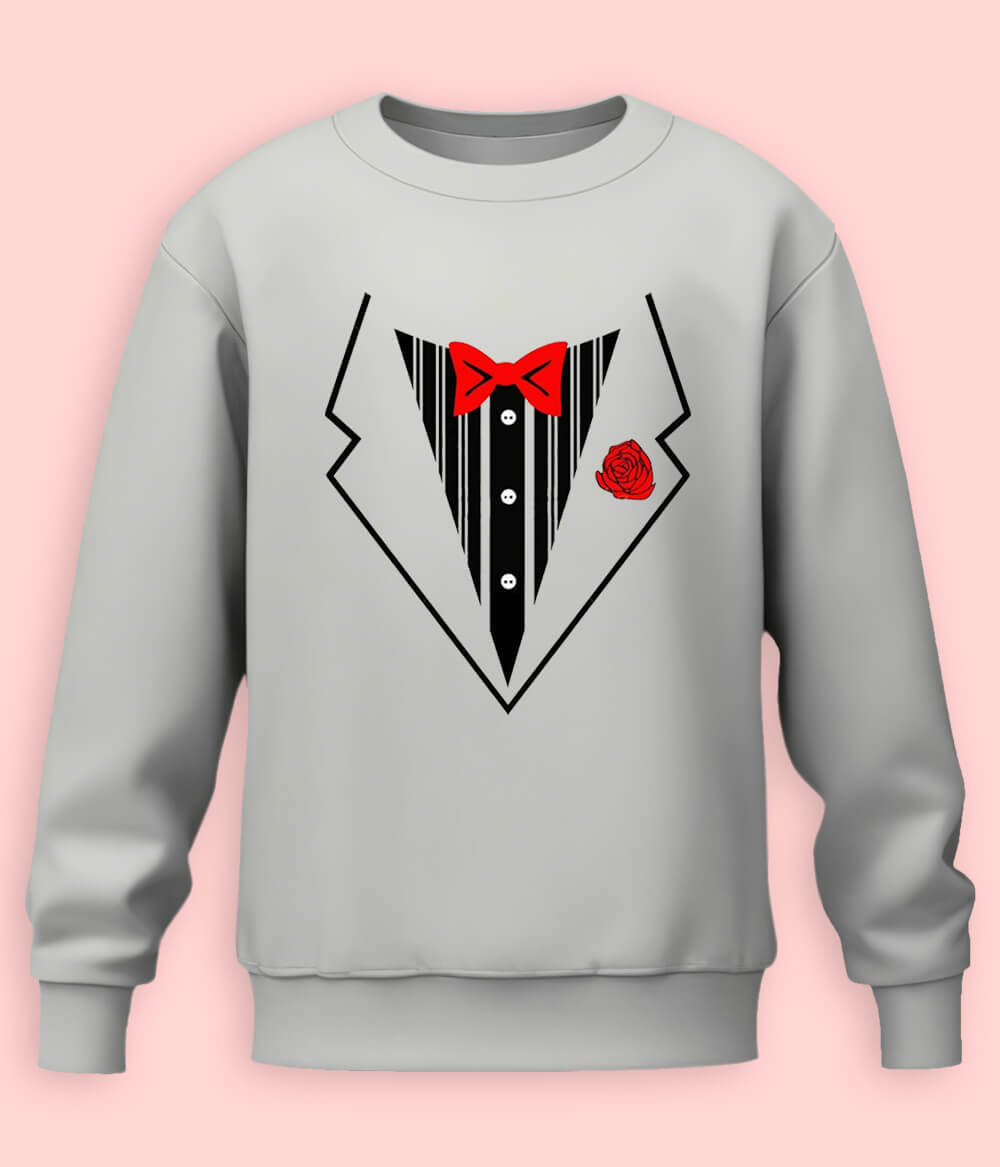 Men's Tuxedo Sweatshirt