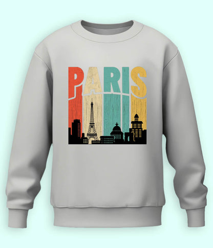 Sweatshirt Paris France With The Eiffel Tower (Unisex)