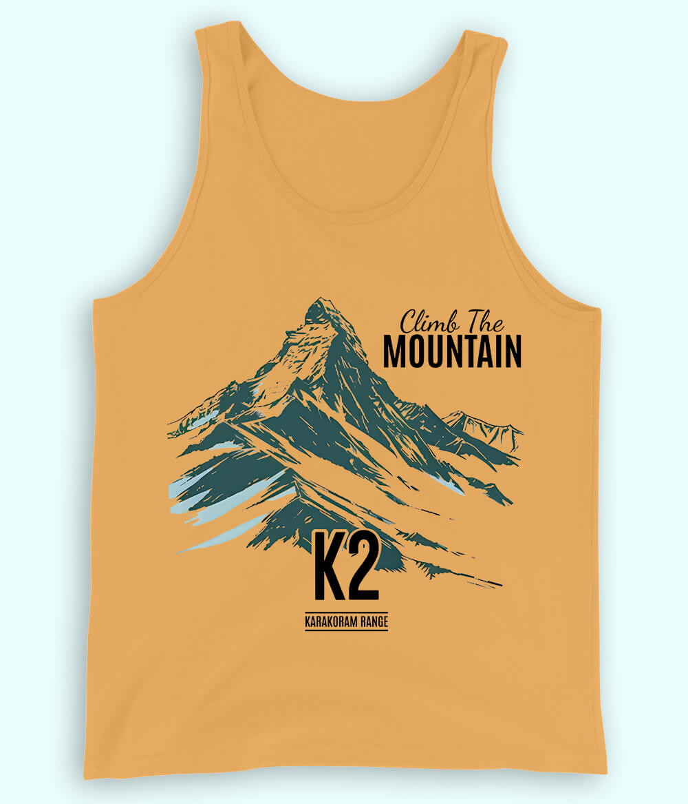 Hiking Adventure Mustard Tanktop (Unisex)