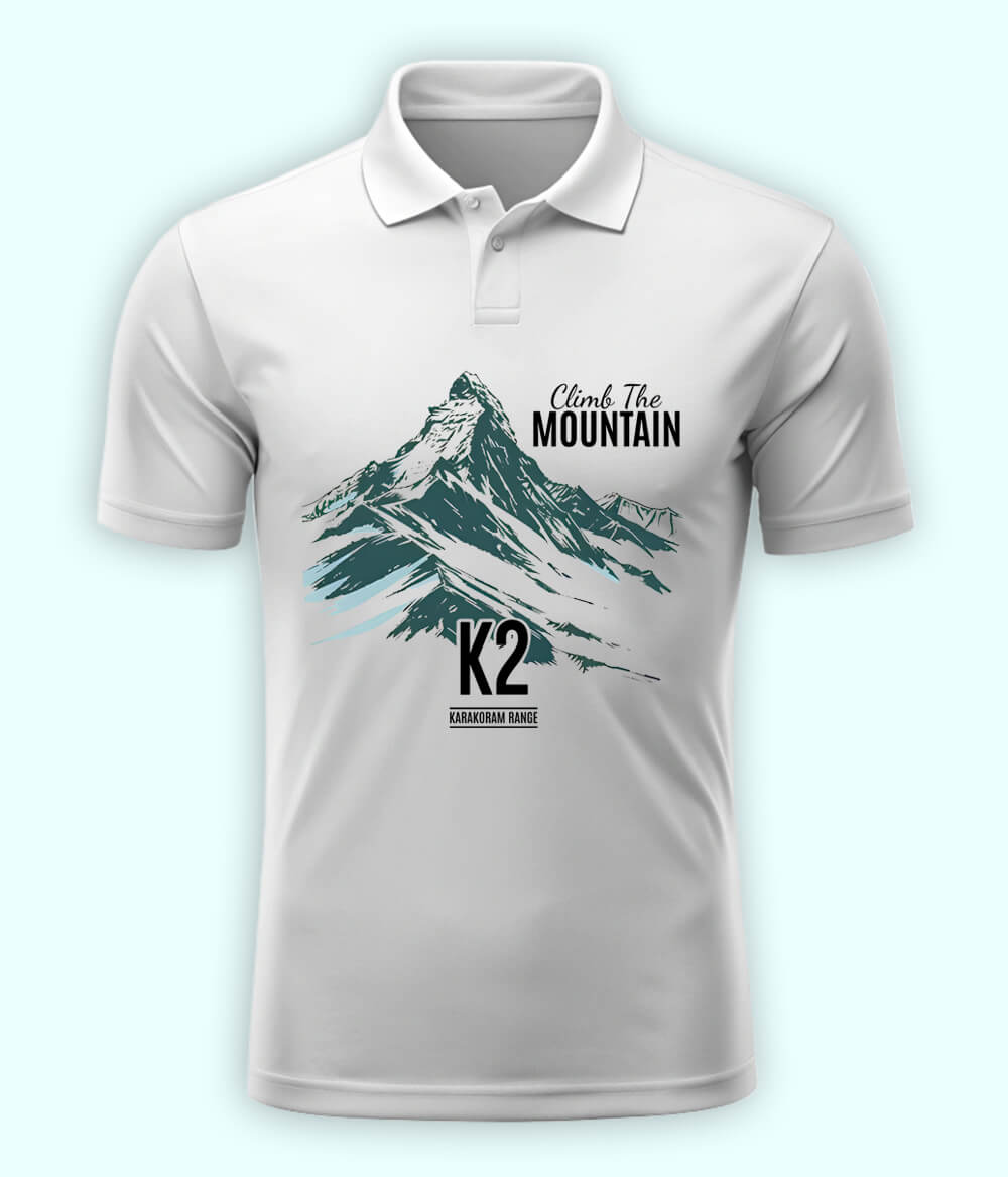 Adventure Awaits Polo White T-Shirt (Unisex)