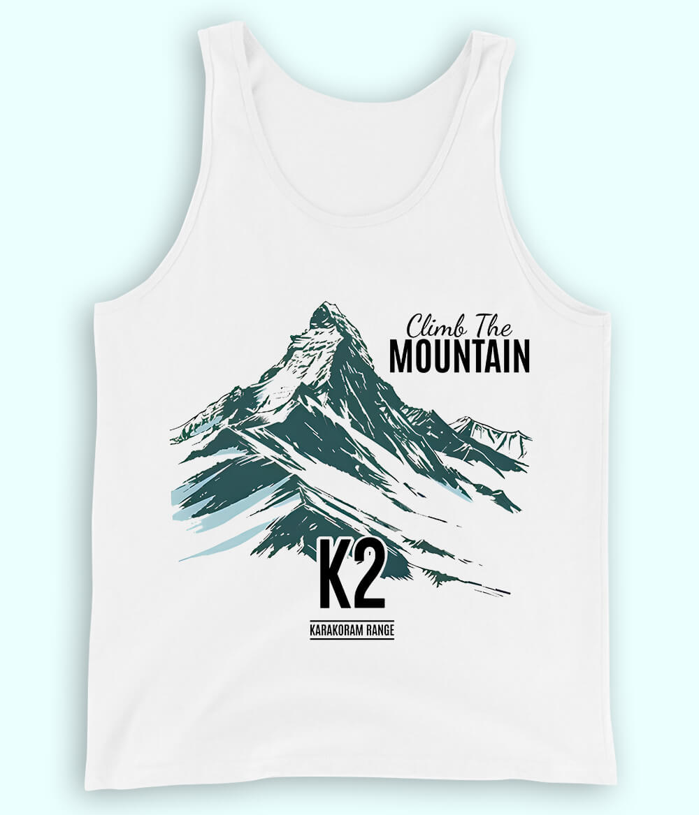 Hiking Adventure White Tanktop (Unisex)