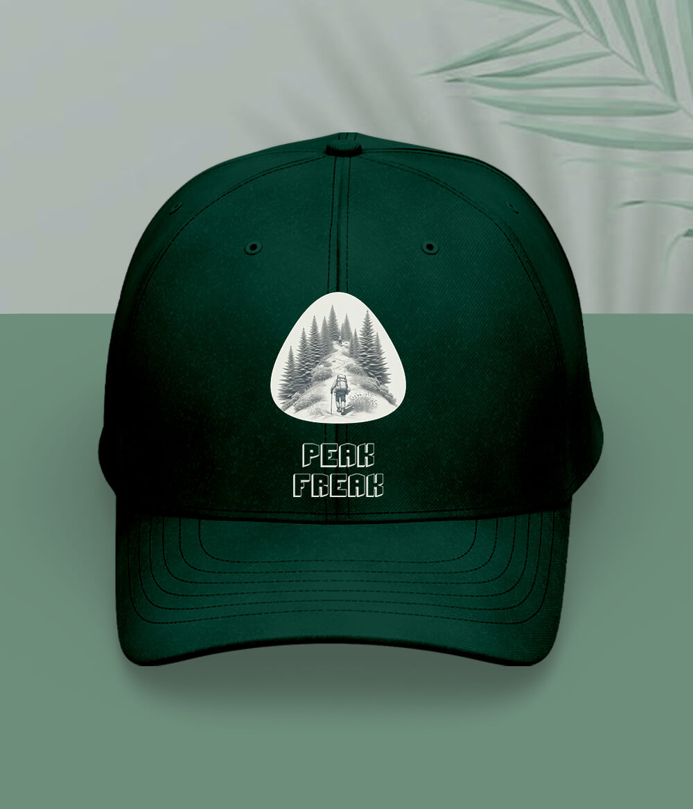 Green Hiking and Trekking Cap