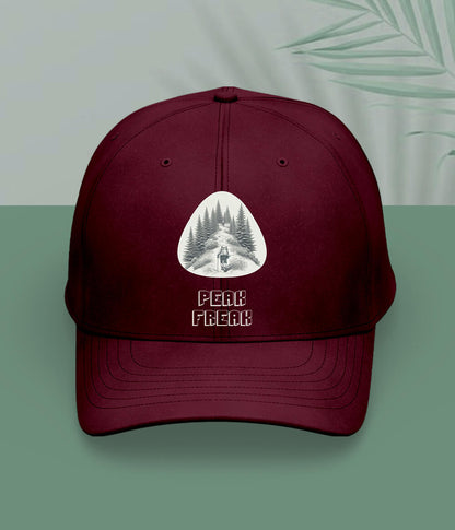 Maroon Hiking and Trekking Cap