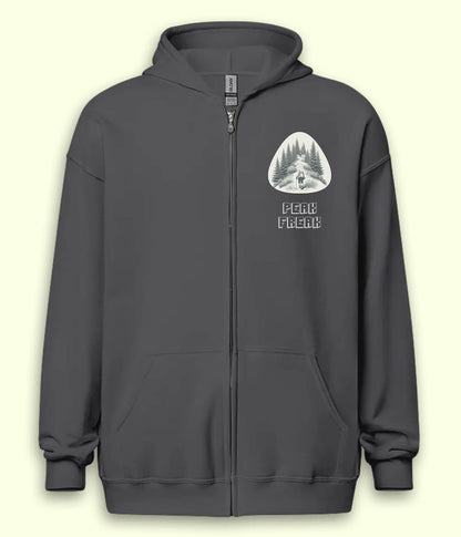 Hiking and Trekking Zipper Hoodie (Unisex)