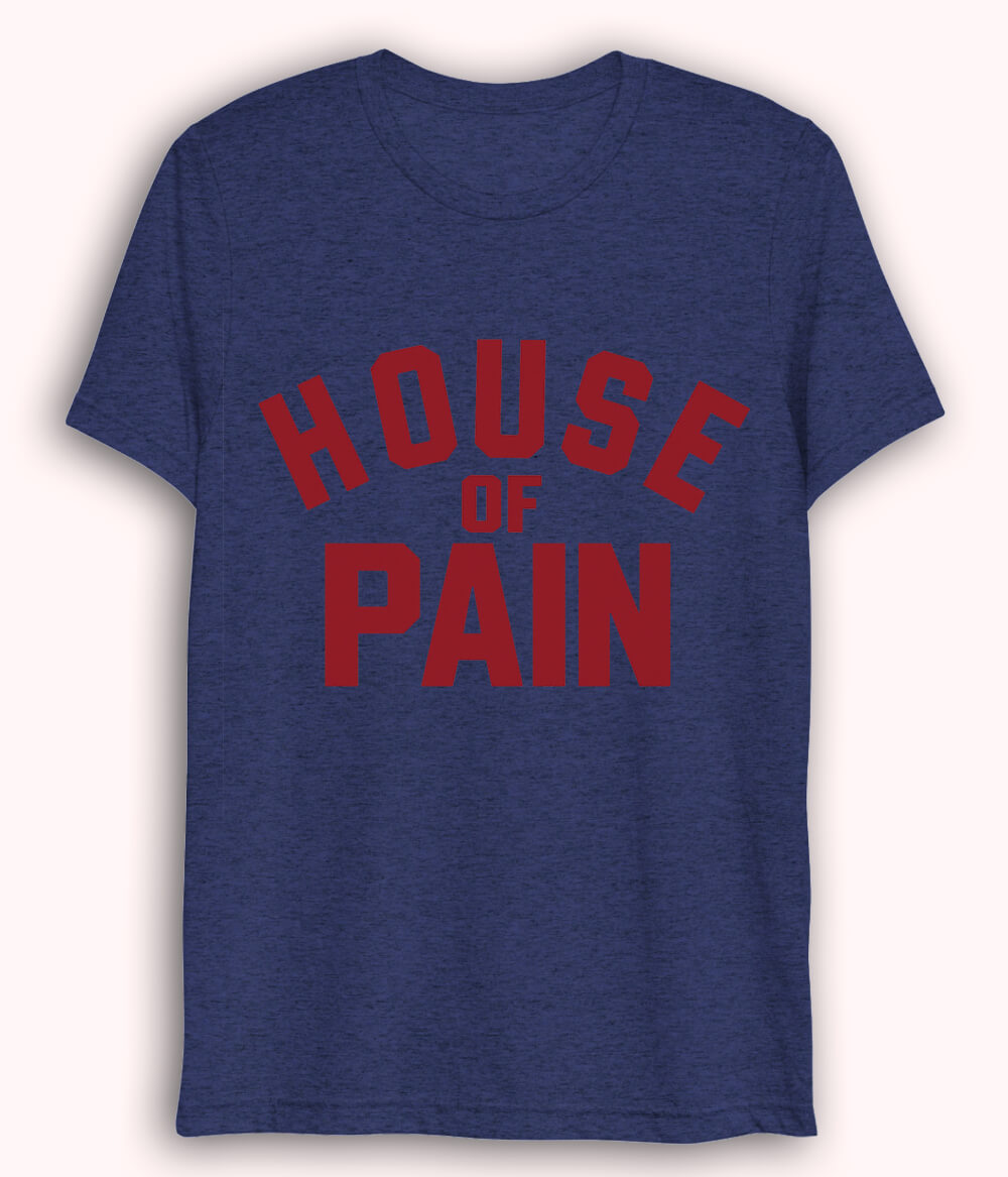 Navy House of Pain Dri Fit T-Shirt (Unisex)