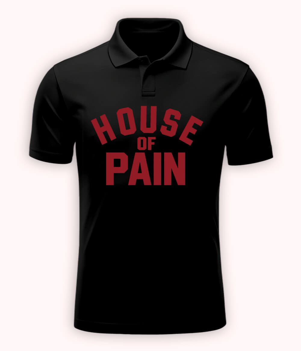 Black House of Pain Polo T-Shirt