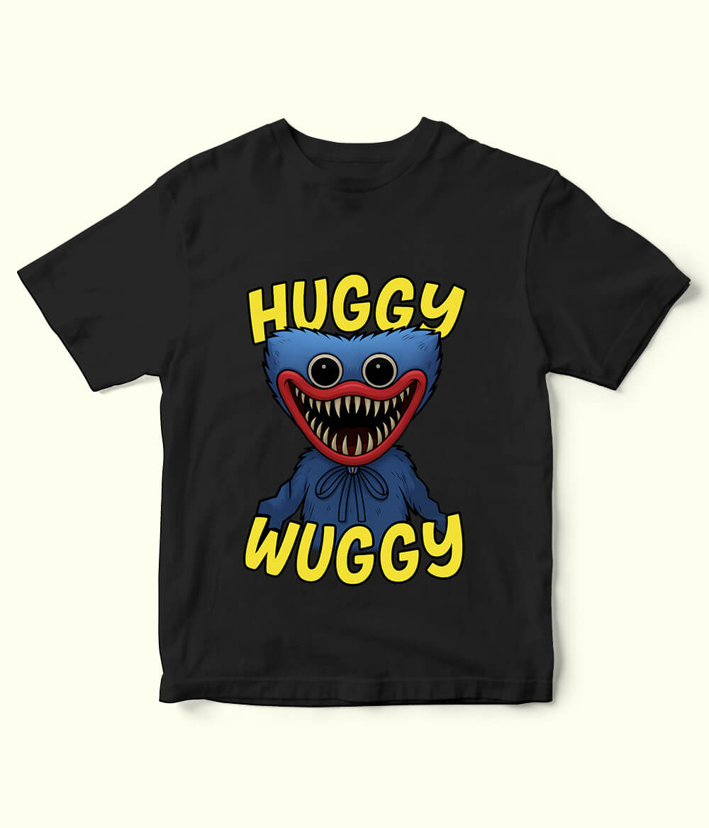 Black Huggy Wuggy T-Shirt