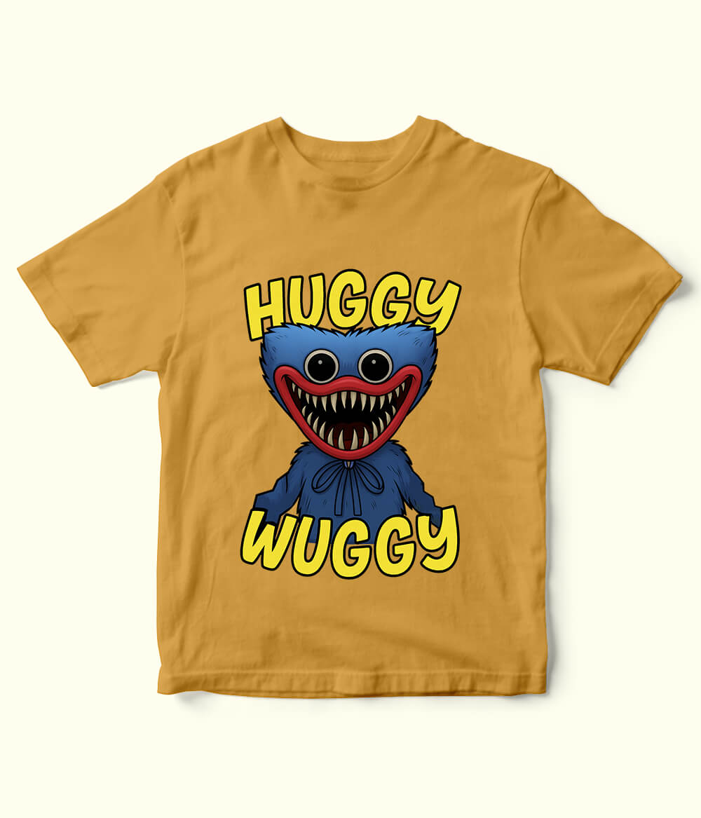 Mustard Huggy Wuggy T-Shirt