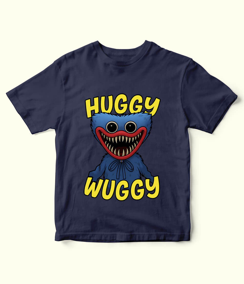 Navy Huggy Wuggy T-Shirt