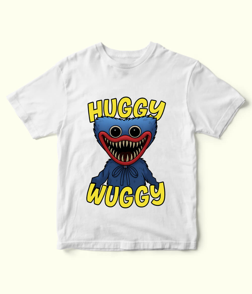 White Huggy Wuggy T-Shirt