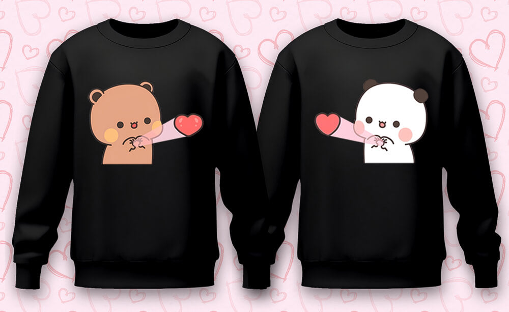 Husband and Wife Black Sweatshirt Bundle