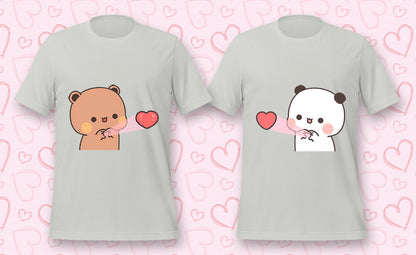 Husband and Wife Love T-Shirts Bundle Heather Grey