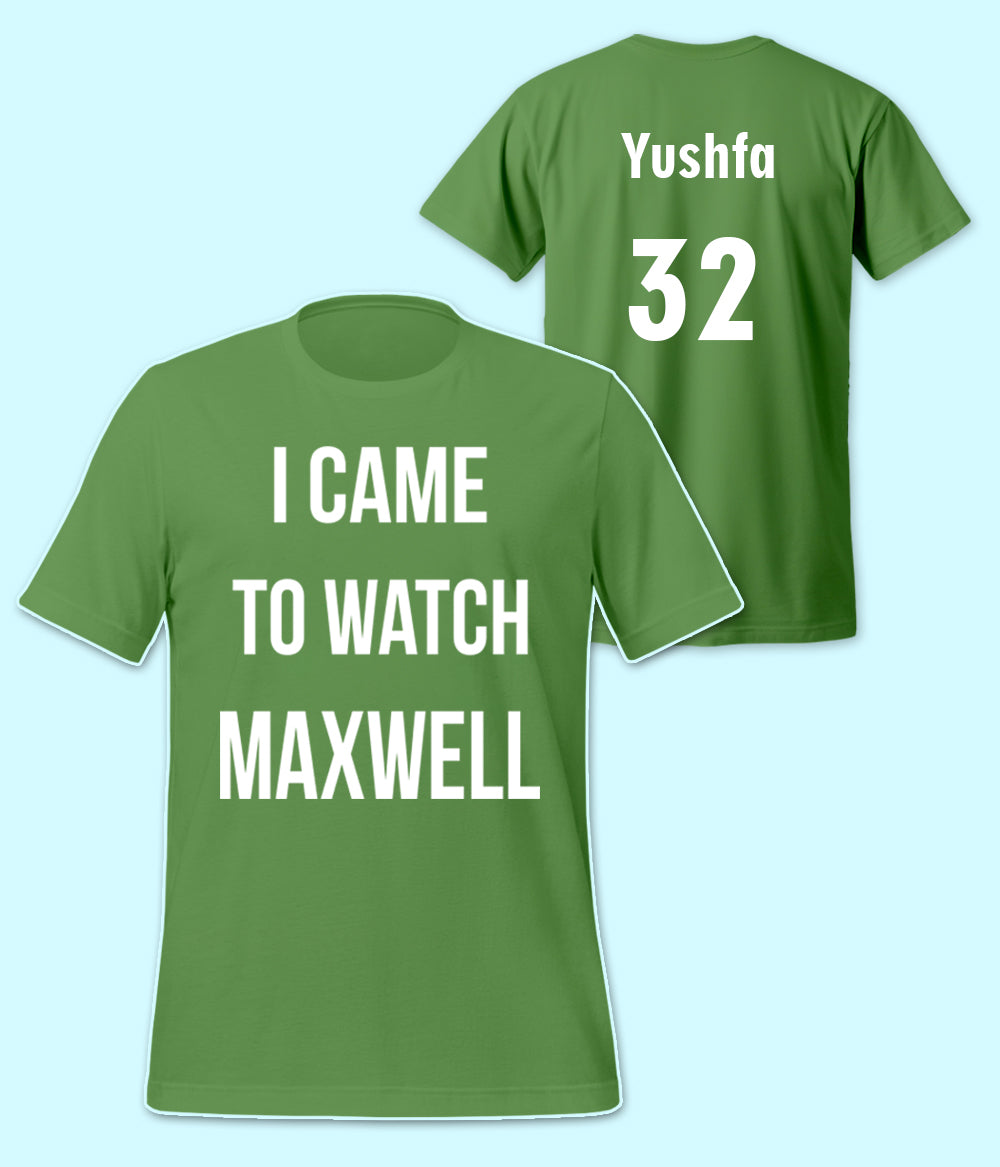 I Came To Watch Cricket T-Shirt (Customizable) 