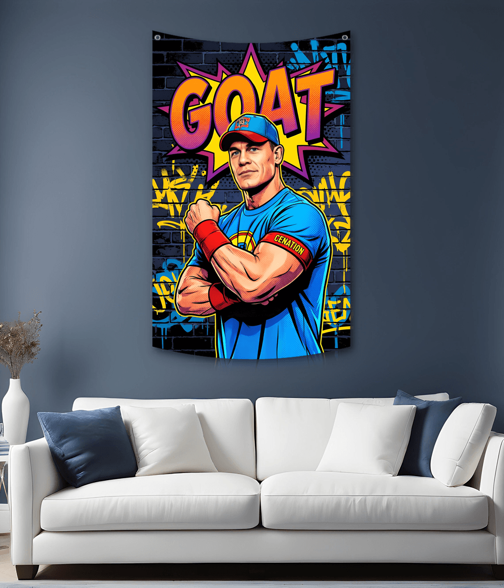 Iconic WWE Champion John Cena Tapestry