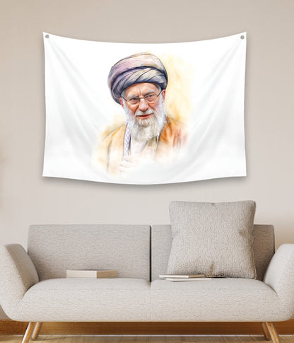 Imam Ayatollah Khomeini Tapestry