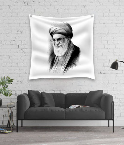 Iranian Supreme Leader Tapestry