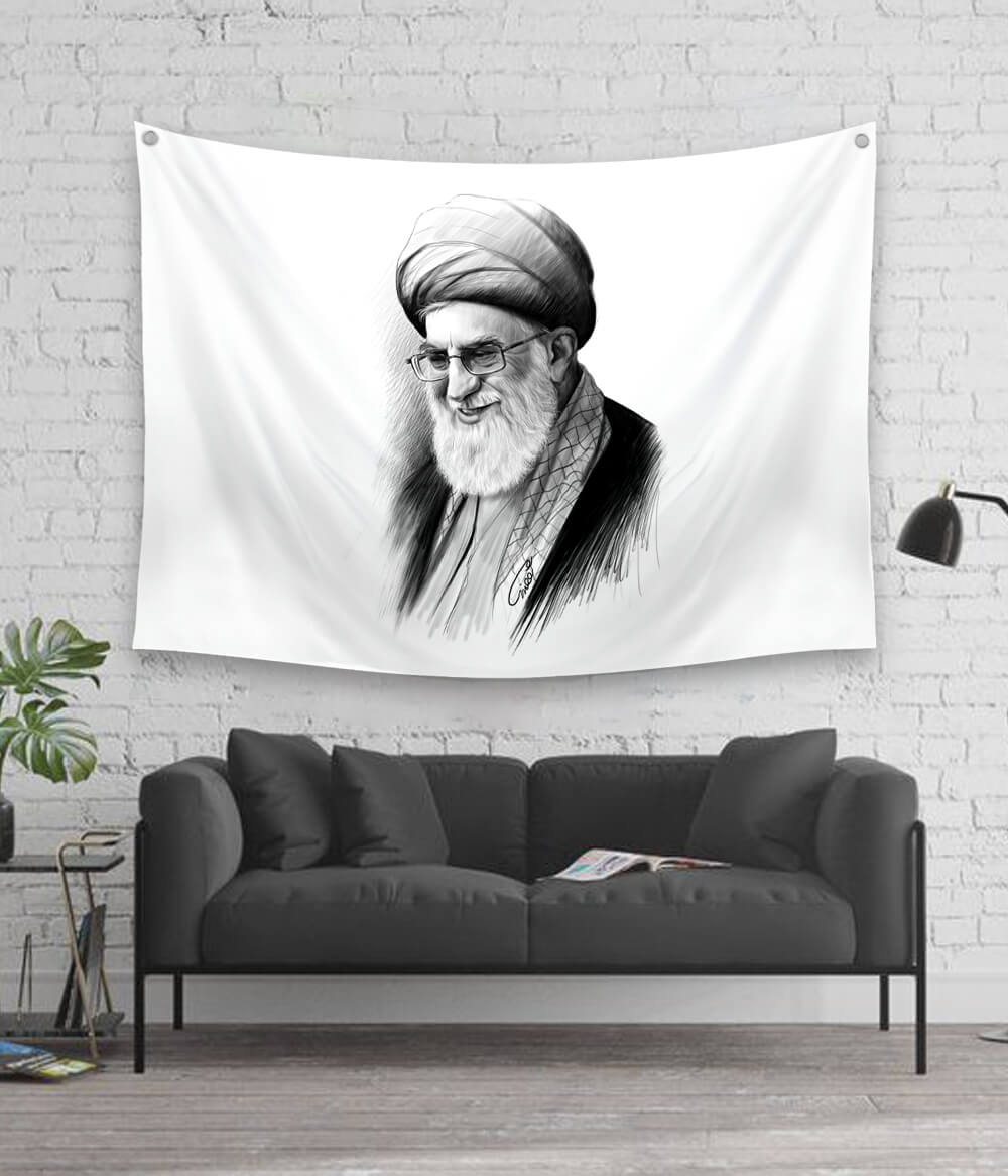 Iranian Supreme Leader Tapestry