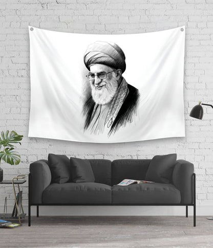 Iranian Supreme Leader Tapestry
