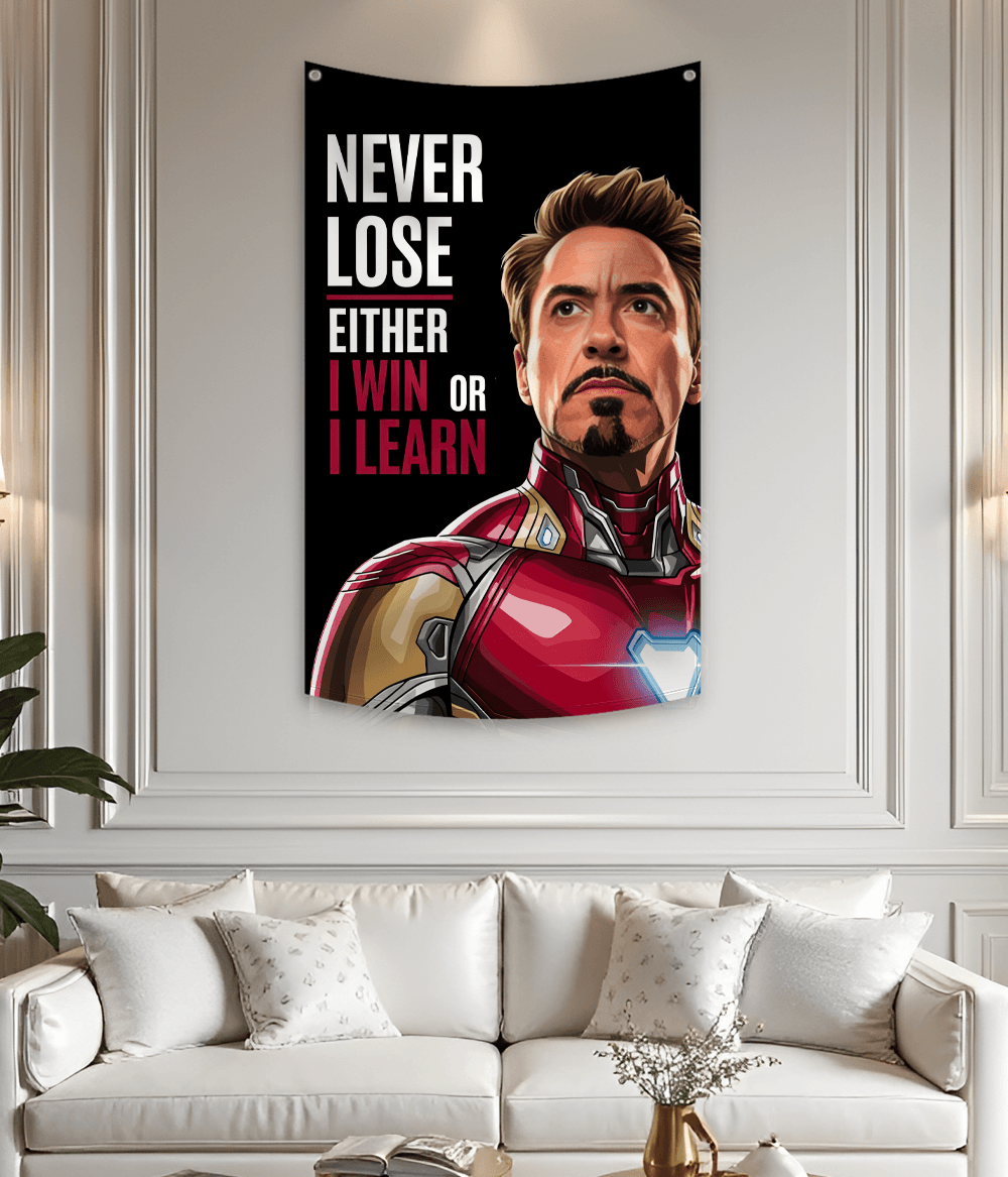 Iron Man Marvel Wall Tapestry – Avengers Bedroom Decor