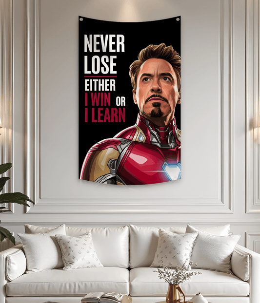 Iron Man Marvel Wall Tapestry – Avengers Bedroom Decor