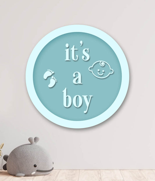It’s a Boy Hanging Board for Baby Room - Gender Reveal