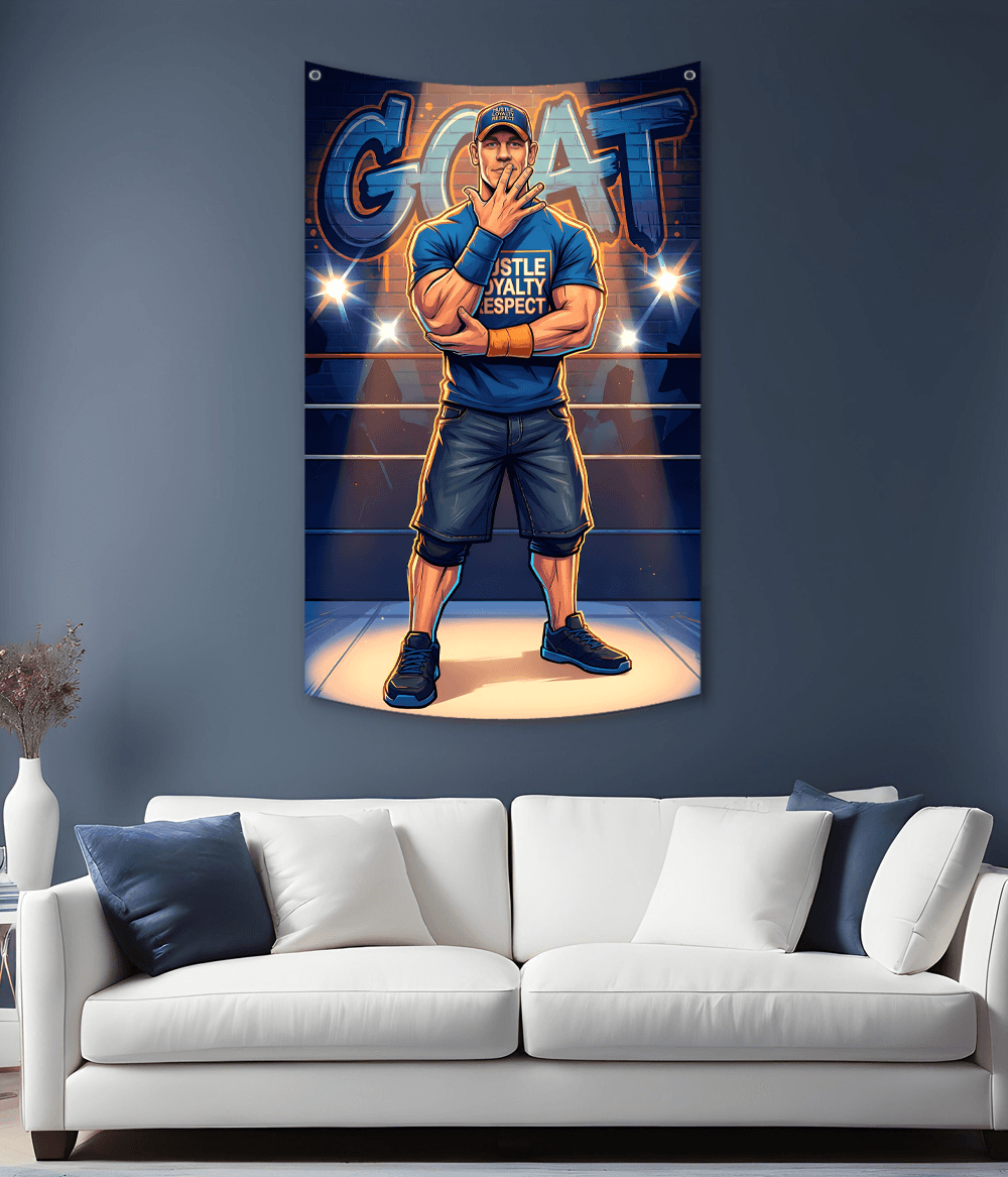 John Cena GOAT Wall Tapestry