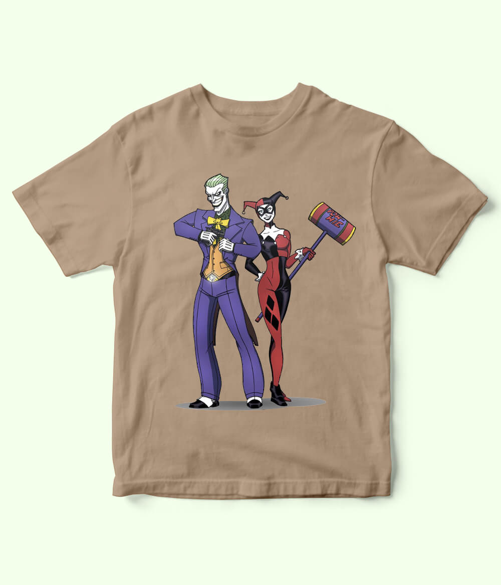 Joker and Harley Quinn Kids T-Shirt