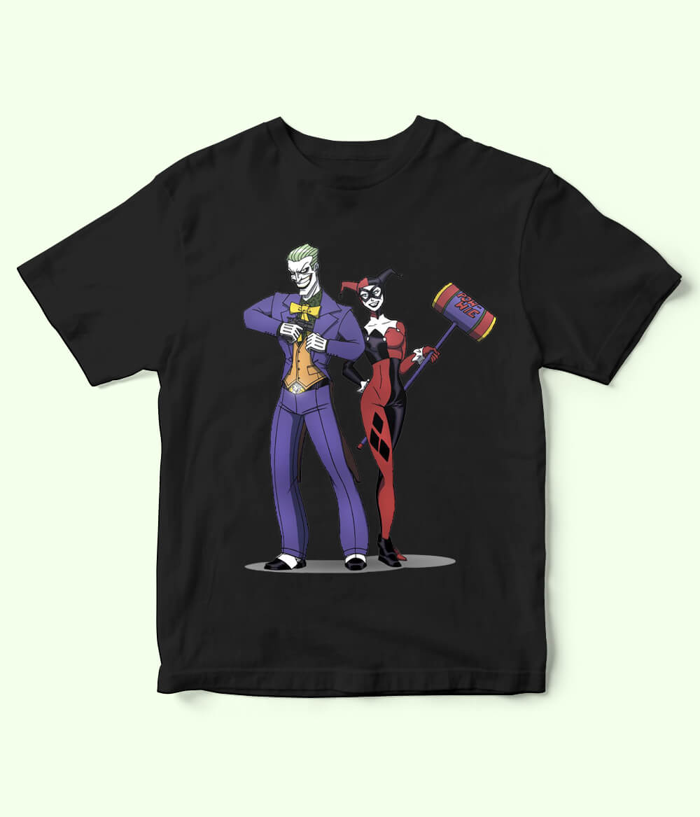 Joker and Harley Quinn Kids T-Shirt