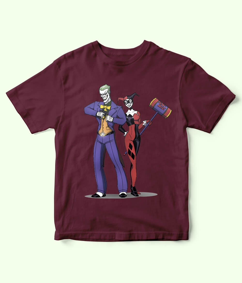 Joker and Harley Quinn Kids T-Shirt
