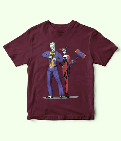 Joker and Harley Quinn Kids T-Shirt