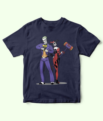 Joker and Harley Quinn Kids T-Shirt