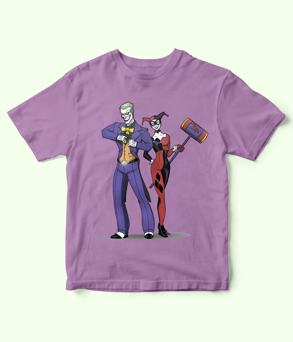 Joker and Harley Quinn Kids T-Shirt