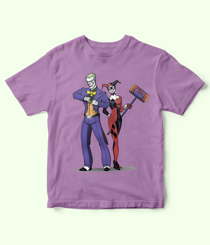 Joker and Harley Quinn Kids T-Shirt