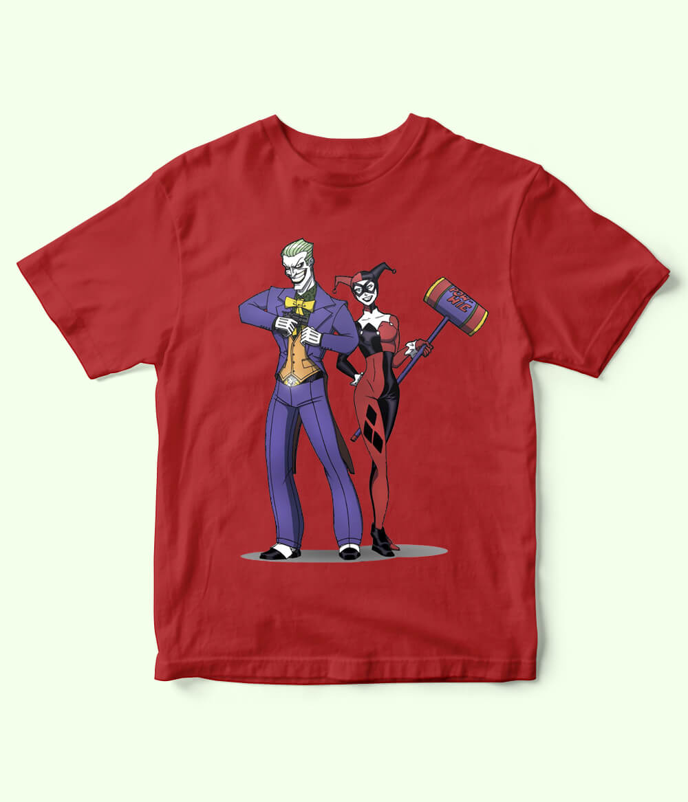 Joker and Harley Quinn Kids T-Shirt