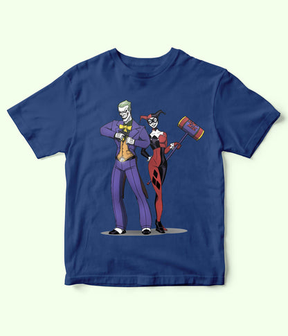 Joker and Harley Quinn Kids T-Shirt