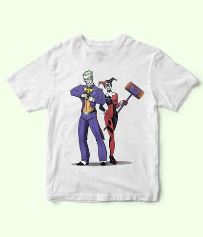 Joker and Harley Quinn Kids T-Shirt