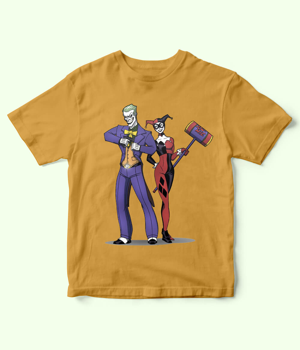 Joker and Harley Quinn Kids T-Shirt