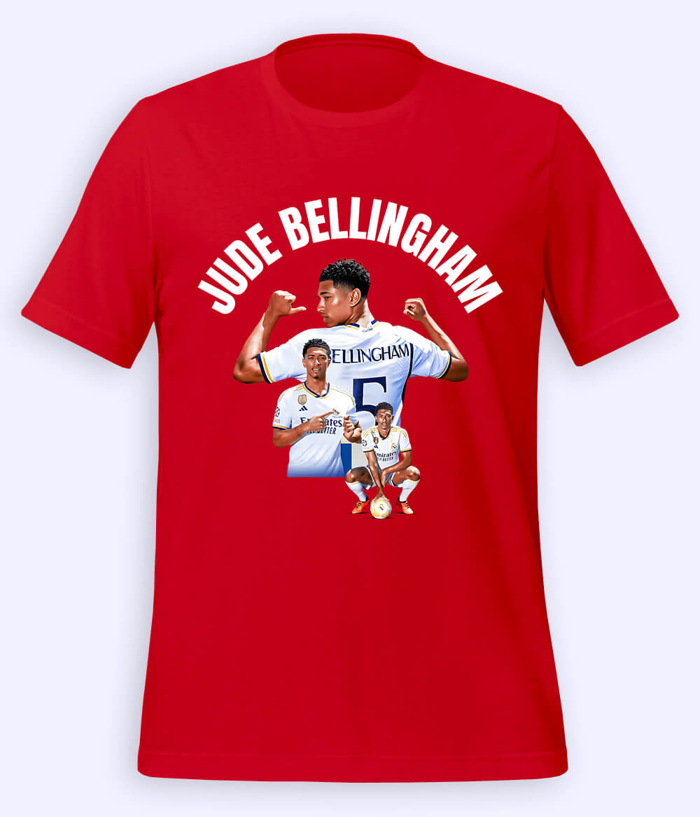 Jude Bellingham England Star Football T-Shirt