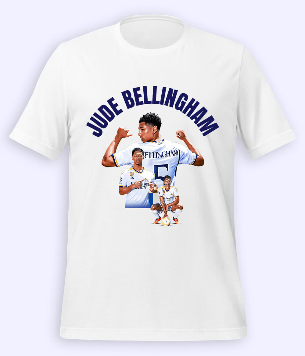 Jude Bellingham England Star Football T-Shirt