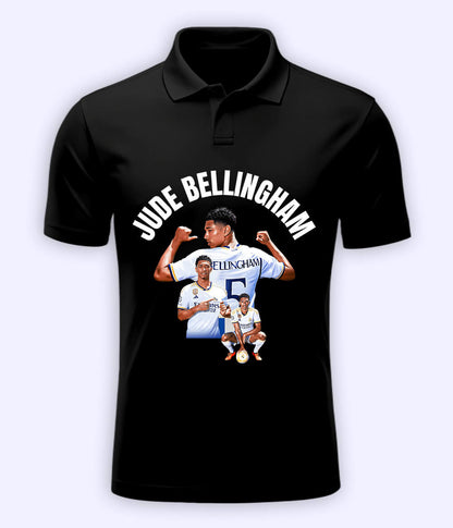 Jude Bellingham Real Madrid Football Polo T-Shirt