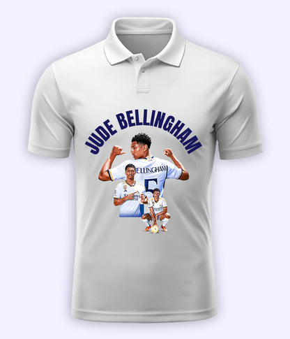 Jude Bellingham Real Madrid Football Polo T-Shirt