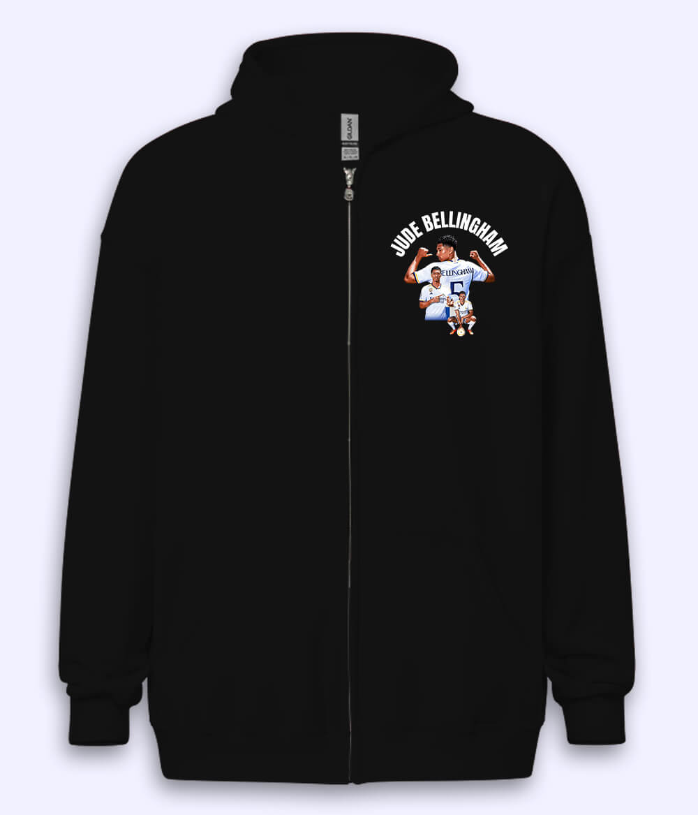 Jude Bellingham Real Madrid Supporter Zipper Hoodie