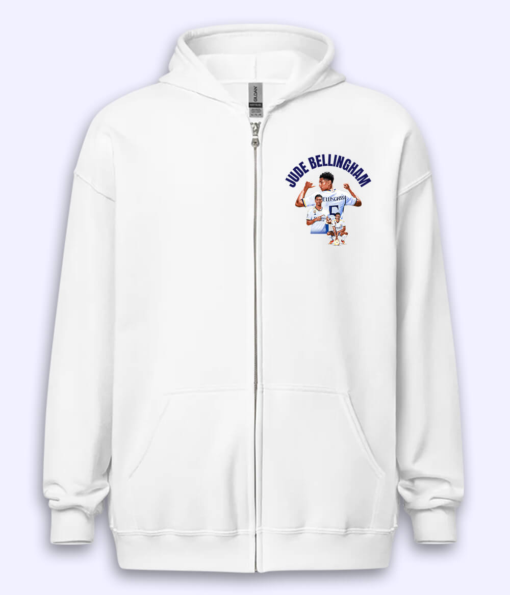 Jude Bellingham Real Madrid Supporter Zipper Hoodie