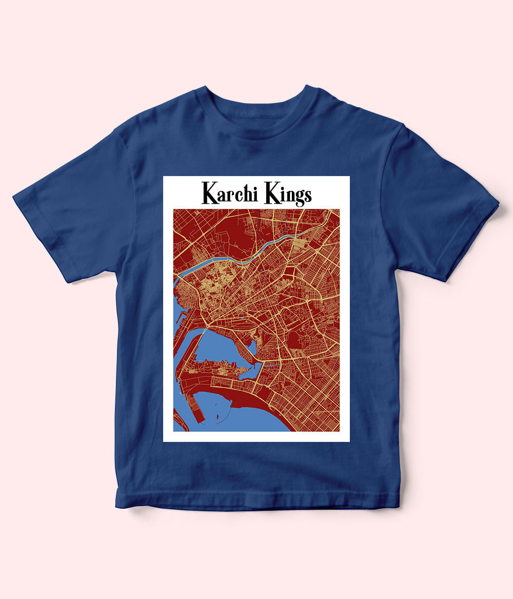 Karachi Kings Kids Cricket T-shirt Unisex (Customizable)