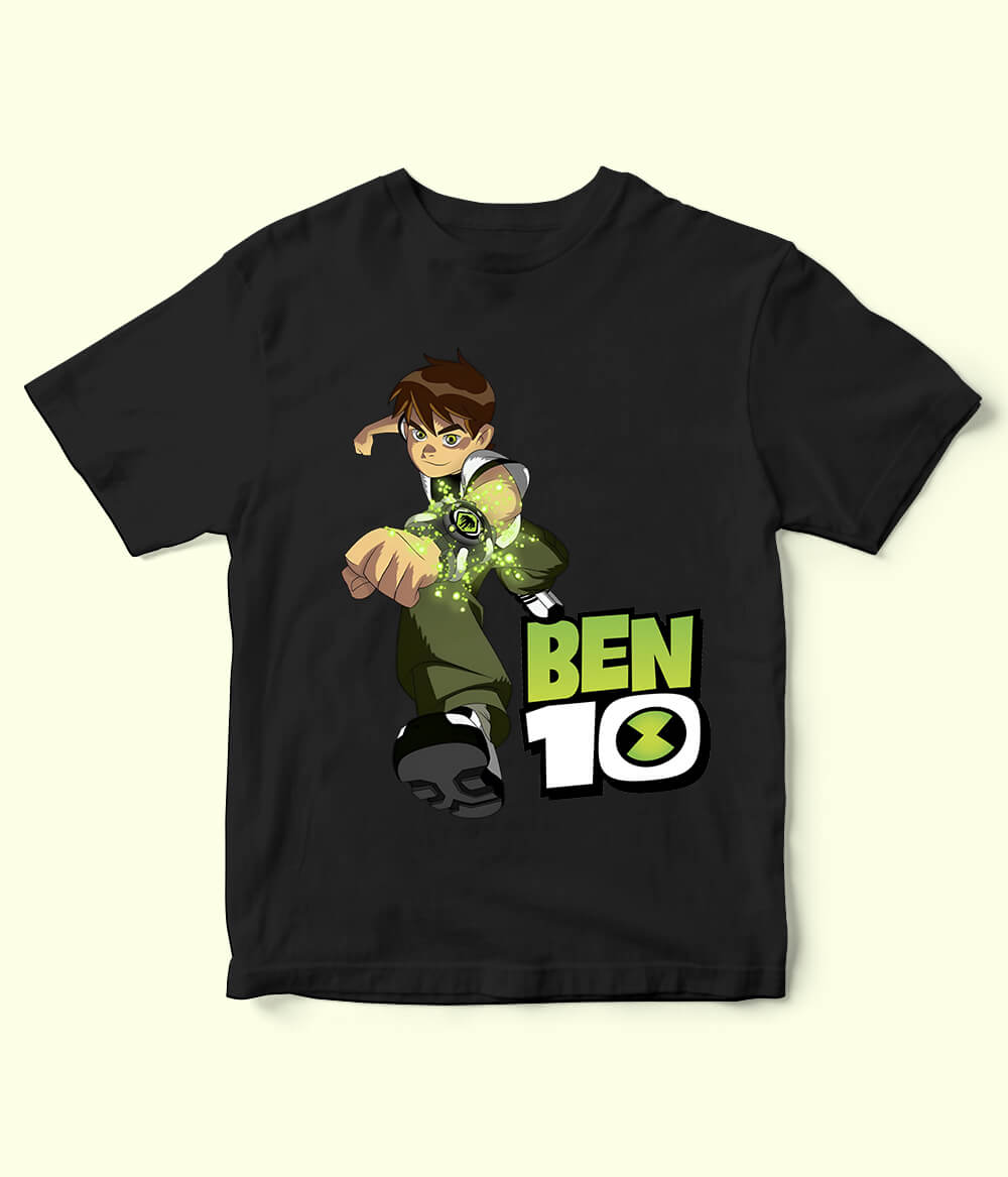 Kids Ben Ten Black T-Shirt