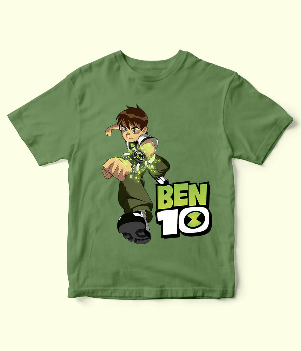 Kids Ben Ten Knorr Green T-Shirt