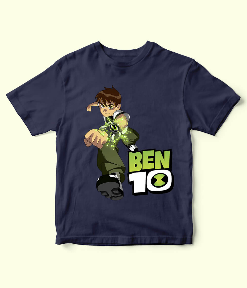 Kids Ben Ten Navy T-Shirt