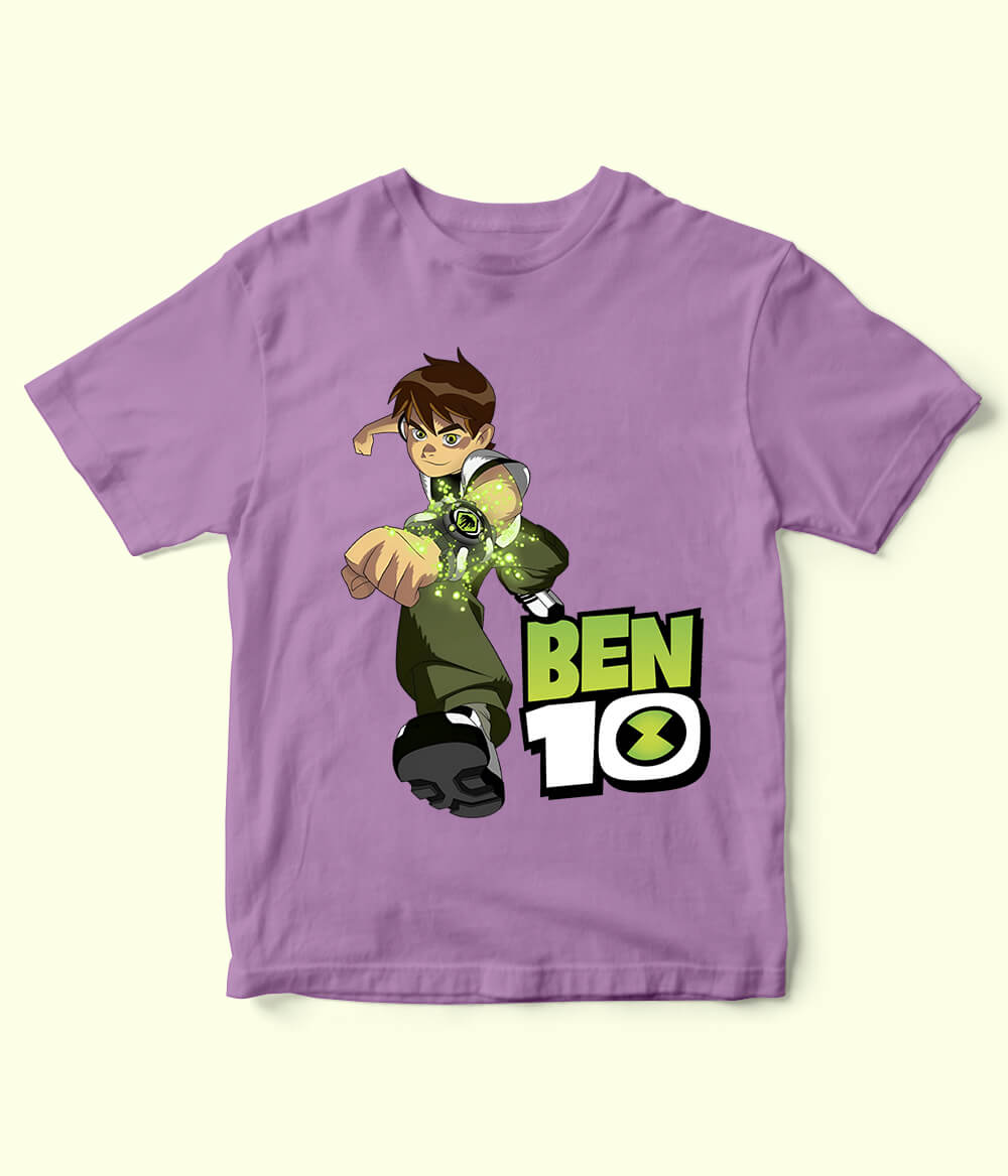 Kids Ben Ten Purple T-Shirt