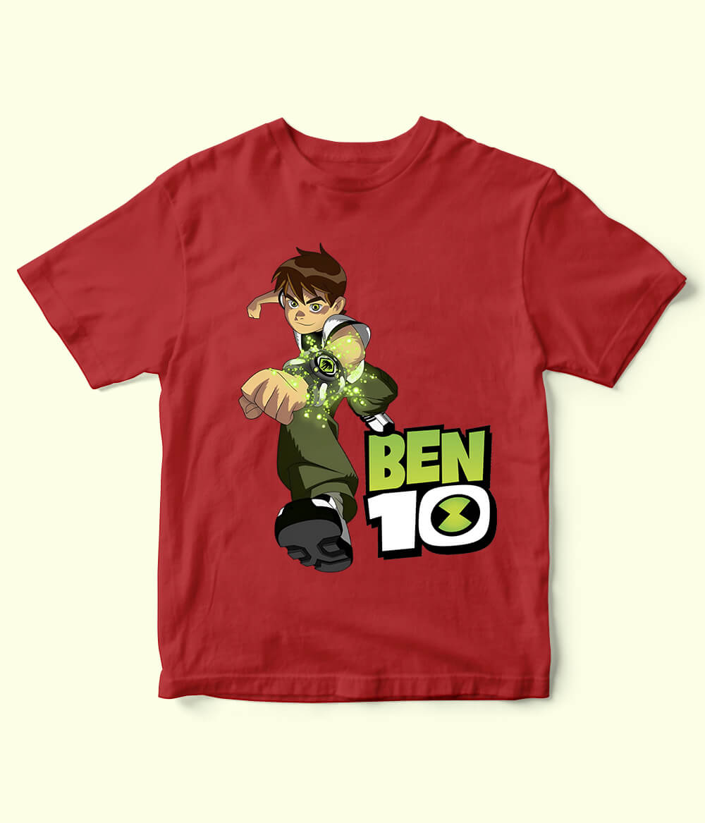 Kids Ben Ten Red T-Shirt
