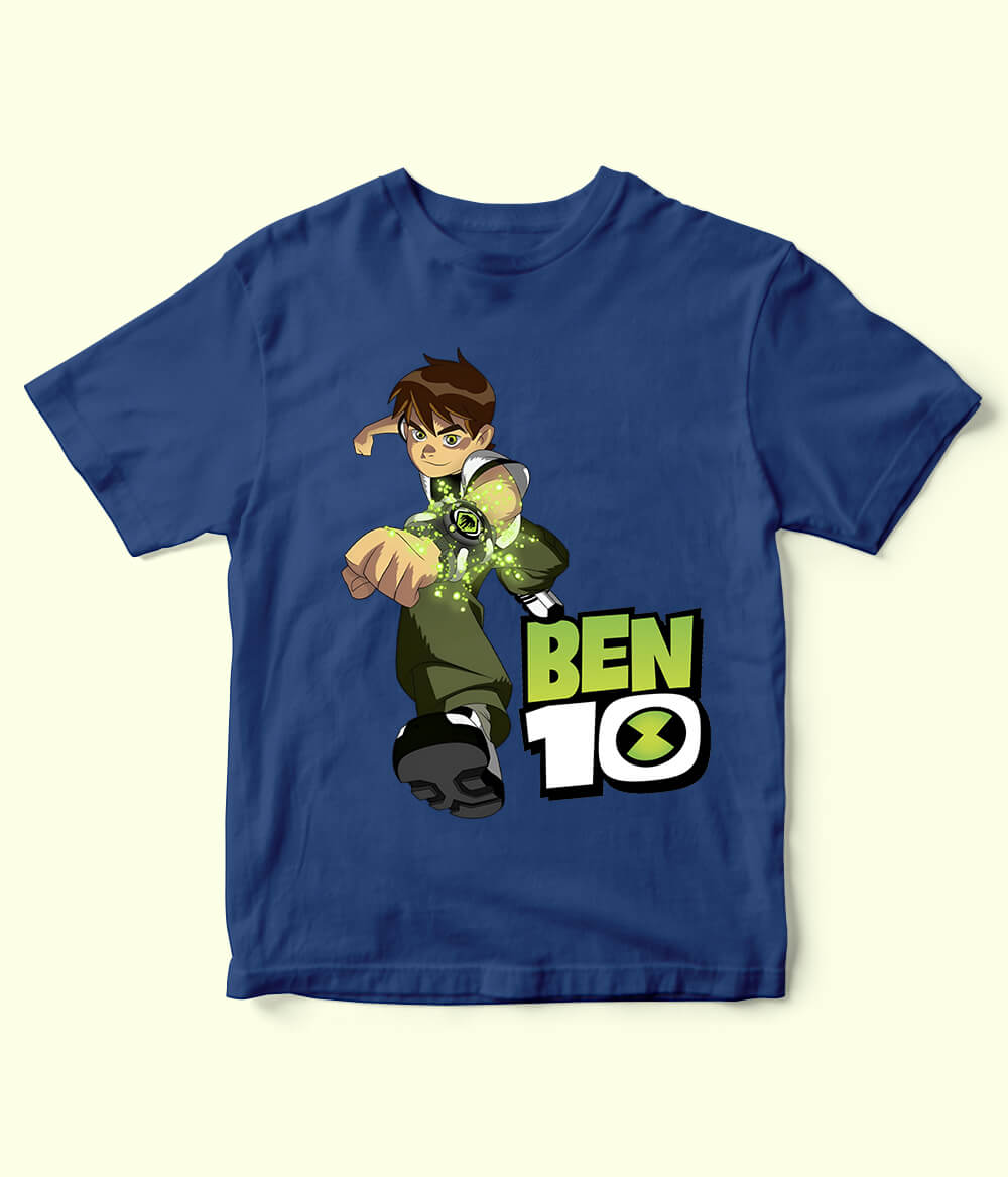 Kids Ben Ten Royal Blue T-Shirt